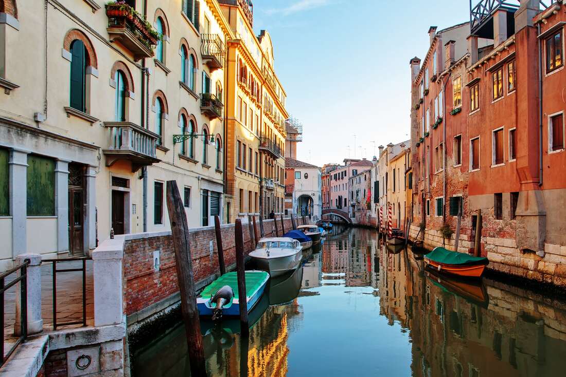 canal in venice, italy